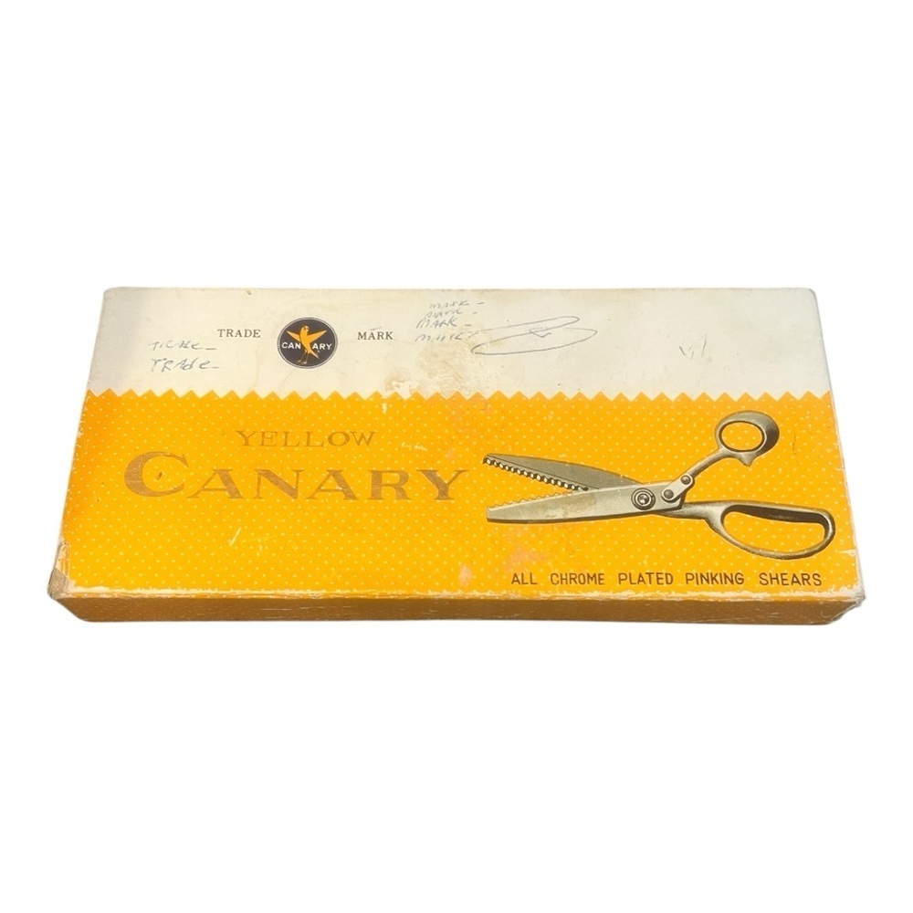 Yellow Canary Pinking Shears